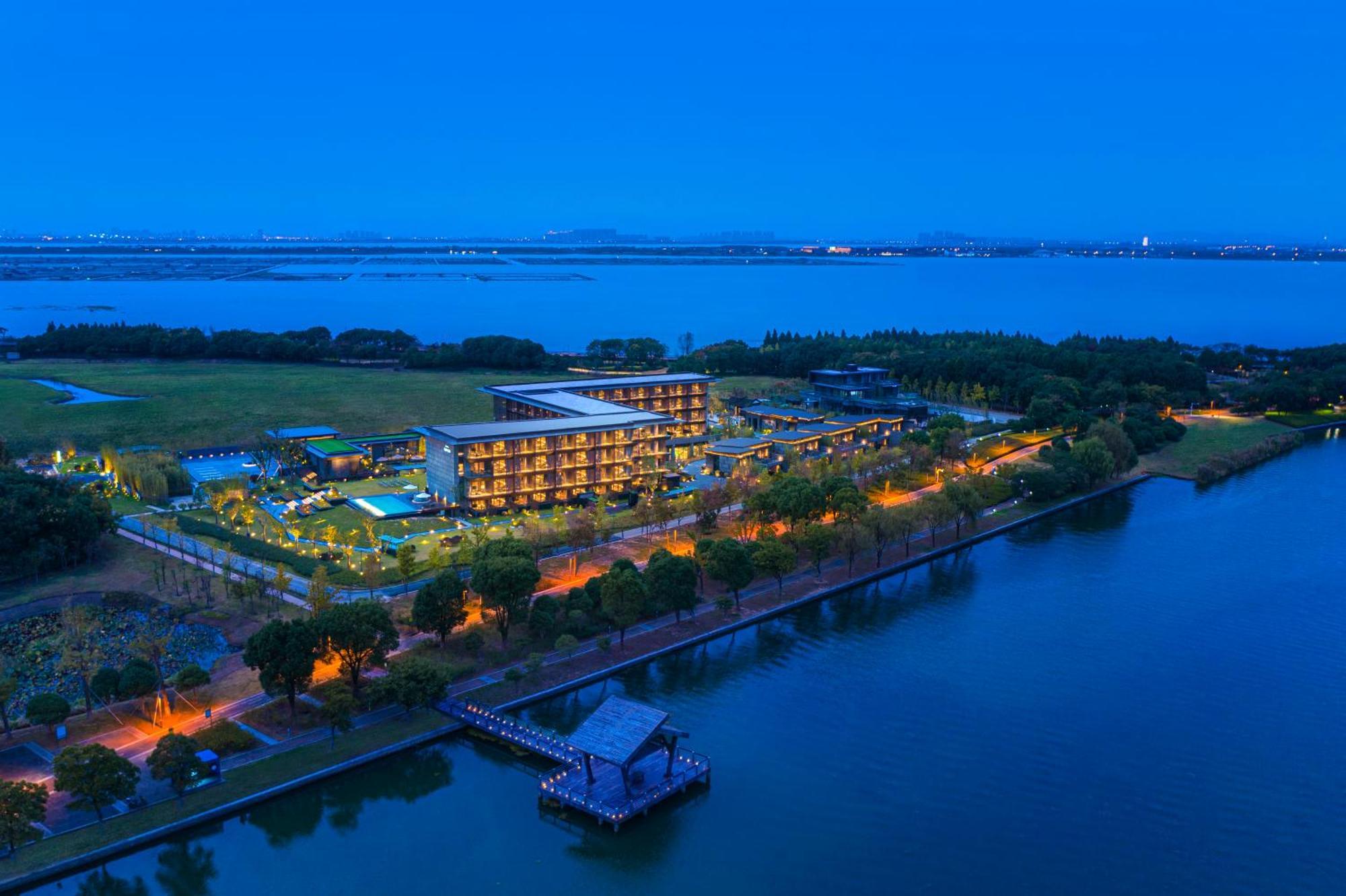 Hotel Indigo Suzhou Yangcheng Lake By Ihg Esterno foto
